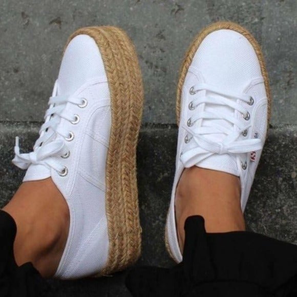 Superga 273 Cotropew White Espadrille 